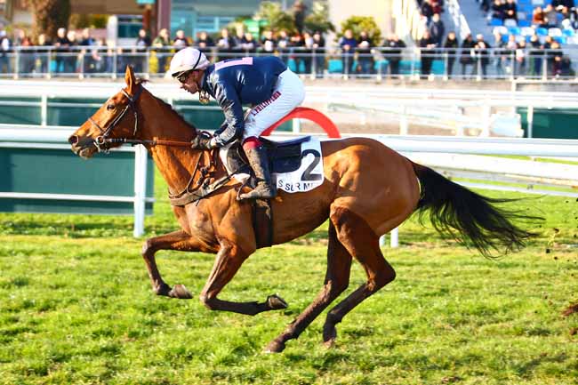 Photo d'arrivée de la course pmu PRIX DE L'AQUITAINE à CAGNES-SUR-MER le Mercredi 27 décembre 2017