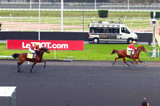 Photo d'arrivée de la course pmu PRIX DE CORLAY à PARIS-VINCENNES le Mardi 23 janvier 2018