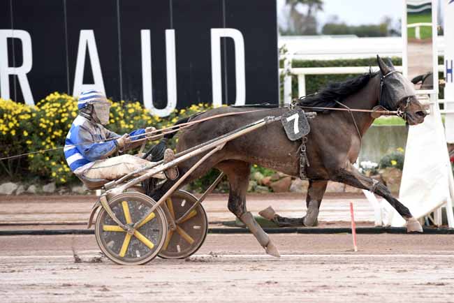 Photo d'arrivée de la course pmu PRIX HENRI CALLIER à CAGNES-SUR-MER le Mardi 6 février 2018