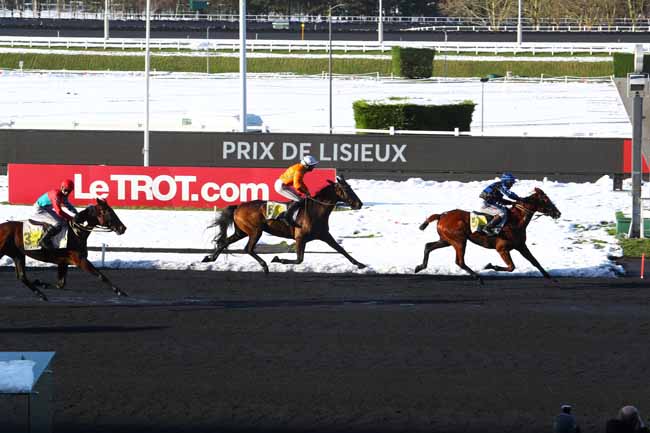 Photo d'arrivée de la course pmu PRIX DE LISIEUX à PARIS-VINCENNES le Samedi 10 février 2018