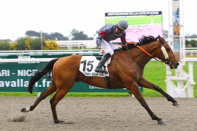 Photo d'arrivée de la course pmu PRIX D'ANTIBES à CAGNES-SUR-MER le Samedi 17 février 2018