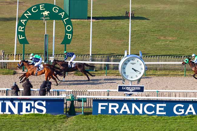 Photo d'arrivée de la course pmu PRIX DE JAGNY-SOUS-BOIS à CHANTILLY le Jeudi 22 février 2018