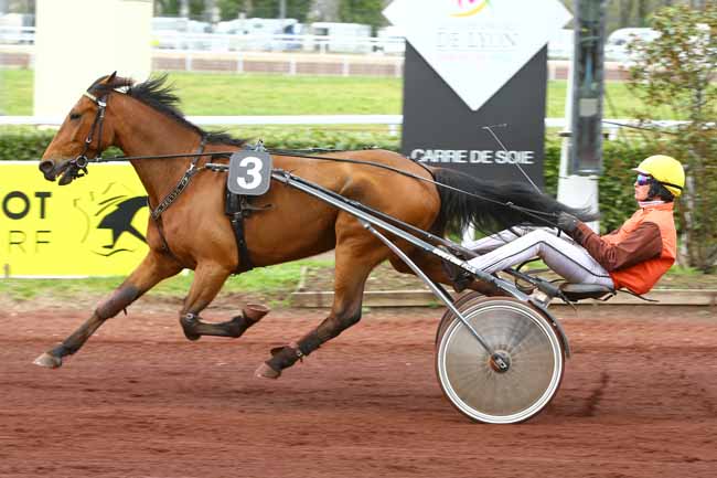 Photo d'arrivée de la course pmu PRIX DE NANTES à LYON LA SOIE le Mercredi 11 avril 2018