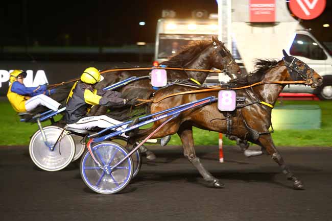 Photo d'arrivée de la course pmu PRIX PROSERPINA à PARIS-VINCENNES le Vendredi 13 avril 2018