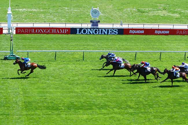 Photo d'arrivée de la course pmu PRIX DU PARC MONCEAU à LONGCHAMP le Jeudi 19 avril 2018