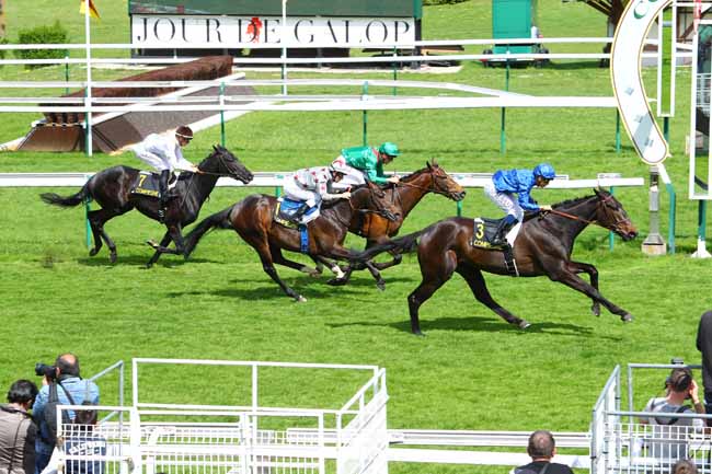 Photo d'arrivée de la course pmu PRIX DE VERBERIE à COMPIEGNE le Lundi 23 avril 2018