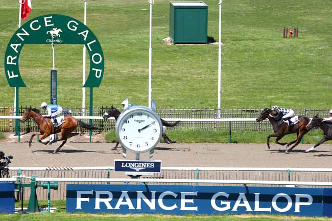 Photo d'arrivée de la course pmu PRIX DE LA PLAINE DE FRANCE à CHANTILLY le Mercredi 2 mai 2018