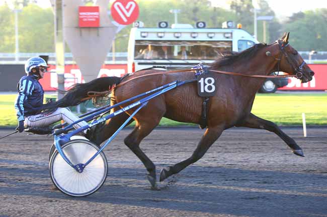 Photo d'arrivée de la course pmu PRIX BETTINA à PARIS-VINCENNES le Vendredi 4 mai 2018