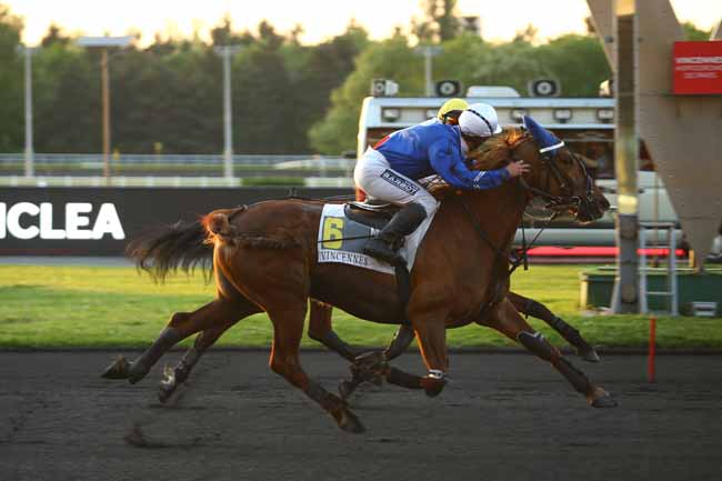 Photo d'arrivée de la course pmu PRIX ICLEA à PARIS-VINCENNES le Mardi 8 mai 2018