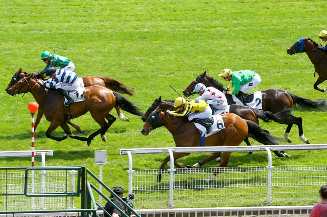 Photo d'arrivée de la course pmu PRIX DE NEWMARKET à MAISONS-LAFFITTE le Mercredi 9 mai 2018