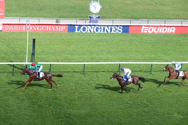 Photo d'arrivée de la course pmu PRIX DE CHAMPERRET à LONGCHAMP le Samedi 2 juin 2018
