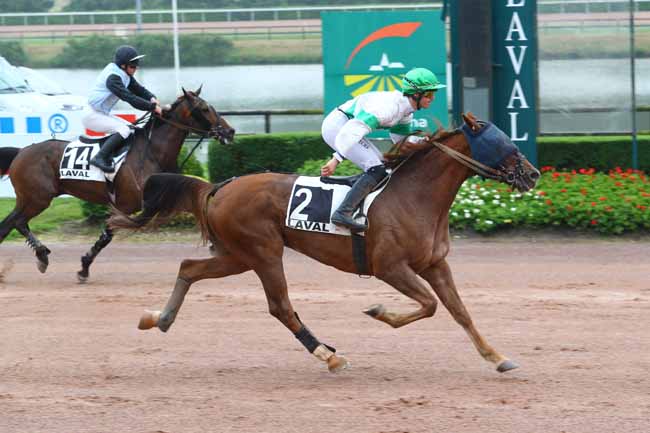 Photo d'arrivée de la course pmu PRIX HENRI DESMONTILS à LAVAL le Mercredi 6 juin 2018