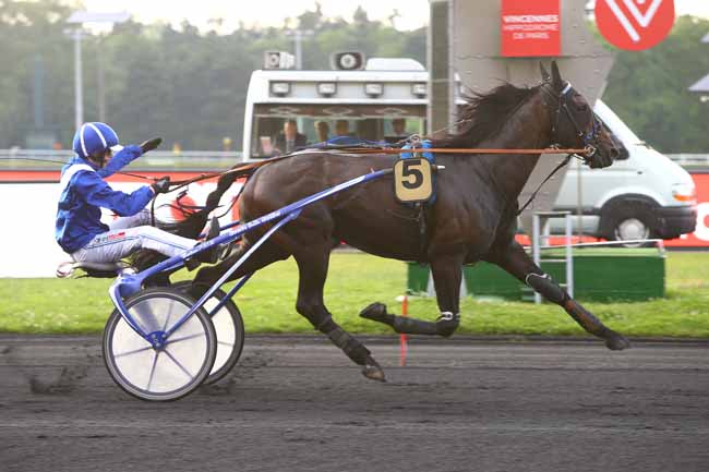Photo d'arrivée de la course pmu PRIX ADALBERTA à PARIS-VINCENNES le Vendredi 8 juin 2018