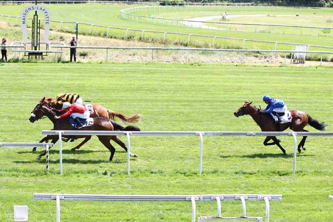 Photo d'arrivée de la course pmu PRIX SOLEIL à MAISONS-LAFFITTE le Mercredi 20 juin 2018