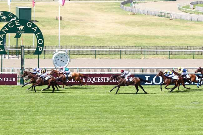 Photo d'arrivée de la course pmu PRIX LA MOSKOWA à CHANTILLY le Vendredi 22 juin 2018
