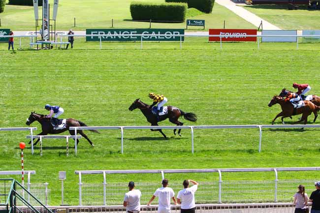 Photo d'arrivée de la course pmu PRIX PAWNEESE à MAISONS-LAFFITTE le Mercredi 27 juin 2018