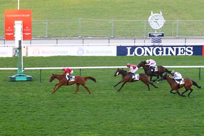 Photo d'arrivée de la course pmu PRIX DE LA PORTE DE VINCENNES à LONGCHAMP le Jeudi 28 juin 2018
