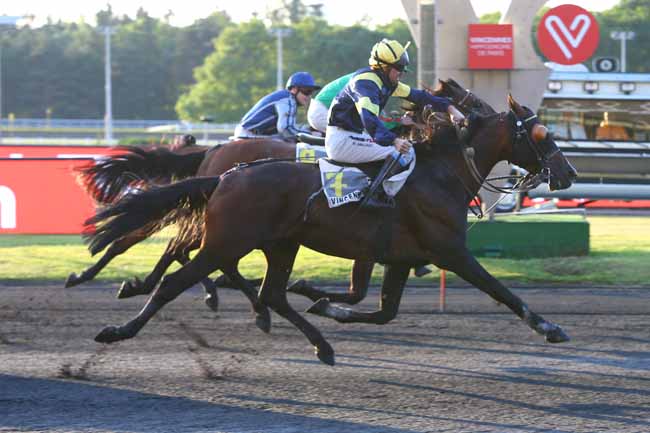 Photo d'arrivée de la course pmu PRIX PAUL DELANOE à PARIS-VINCENNES le Vendredi 29 juin 2018