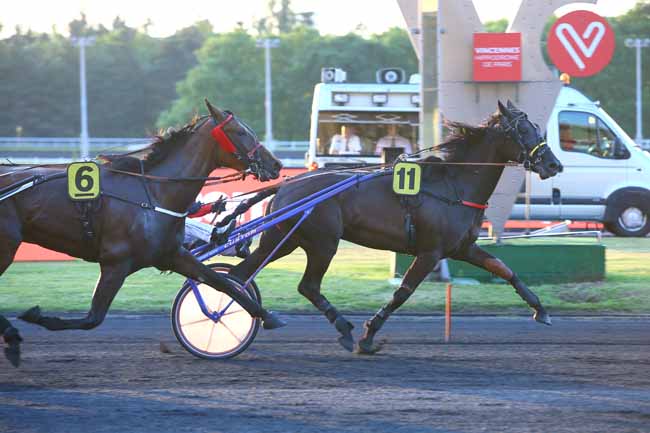 Photo d'arrivée de la course pmu PRIX NUNKY à PARIS-VINCENNES le Vendredi 29 juin 2018