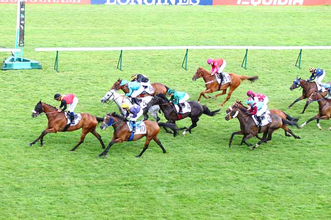 Photo d'arrivée de la course pmu PRIX DES MATHURINS à LONGCHAMP le Jeudi 5 juillet 2018