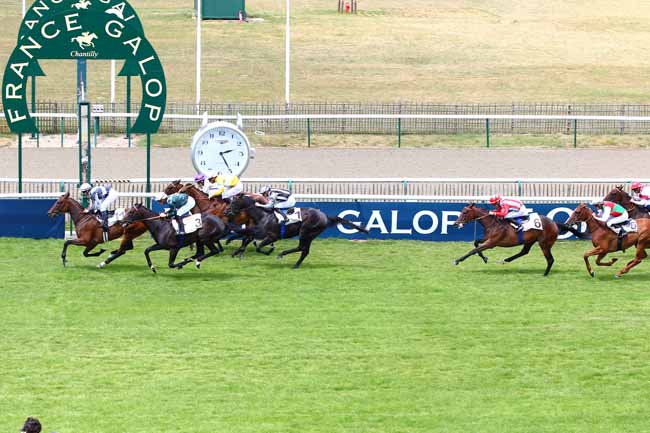 Photo d'arrivée de la course pmu PRIX DU MONT ALTA à CHANTILLY le Lundi 9 juillet 2018