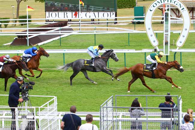 Photo d'arrivée de la course pmu PRIX DE VIGNEMONT à COMPIEGNE le Mardi 10 juillet 2018