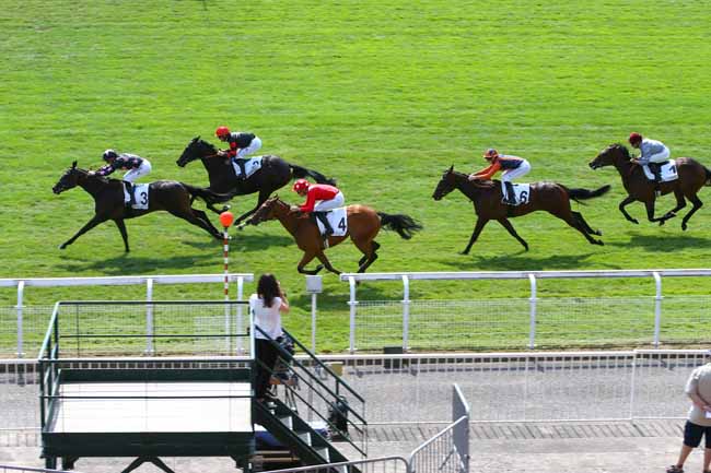 Photo d'arrivée de la course pmu PRIX MARY TUDOR à MAISONS-LAFFITTE le Dimanche 15 juillet 2018