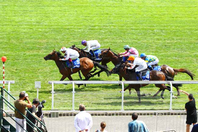 Photo d'arrivée de la course pmu DARLEY PRIX ROBERT PAPIN à MAISONS-LAFFITTE le Dimanche 22 juillet 2018