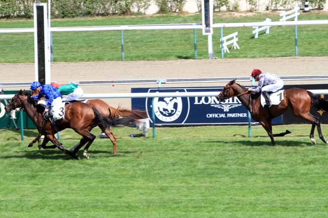 Photo d'arrivée de la course pmu PRIX SIX PERFECTIONS à DEAUVILLE le Samedi 28 juillet 2018