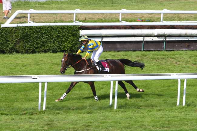 Photo d'arrivée de la course pmu PRIX DU VIEUX POIRIER à CLAIREFONTAINE le Samedi 4 août 2018
