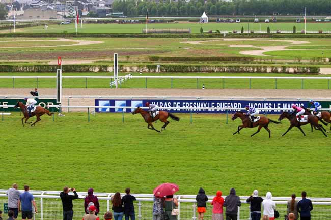 Photo d'arrivée de la course pmu PRIX DE LONRAY à DEAUVILLE le Dimanche 12 août 2018