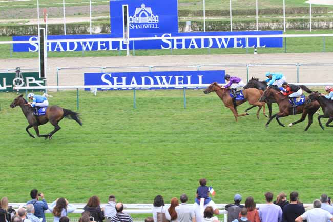 Photo d'arrivée de la course pmu PRIX ETALON MUHAARAR à DEAUVILLE le Samedi 18 août 2018
