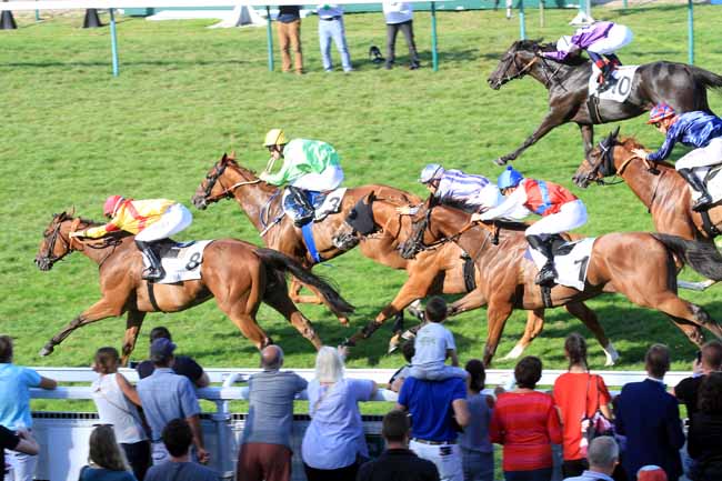 Photo d'arrivée de la course pmu PRIX DE CAGNY à DEAUVILLE le Dimanche 19 août 2018