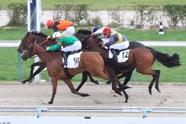 Photo d'arrivée de la course pmu PRIX HOTEL BARRIERE LE NORMANDY - DEAUVILLE à DEAUVILLE le Dimanche 26 août 2018