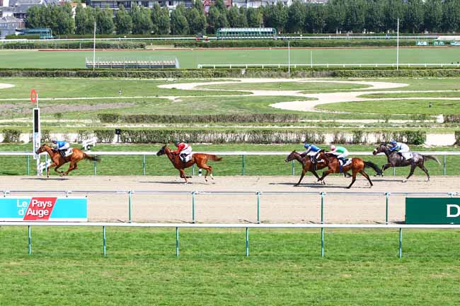 Photo d'arrivée de la course pmu PRIX DE LA MORELLE à DEAUVILLE le Mardi 28 août 2018