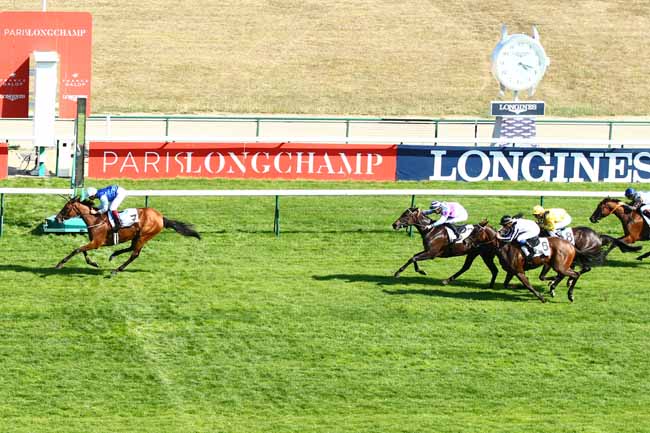 Photo d'arrivée de la course pmu PRIX DU PONT D'ARCOLE à LONGCHAMP le Dimanche 2 septembre 2018