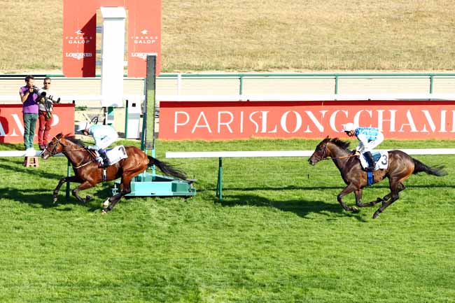 Photo d'arrivée de la course pmu PRIX DE LUTECE à LONGCHAMP le Dimanche 2 septembre 2018