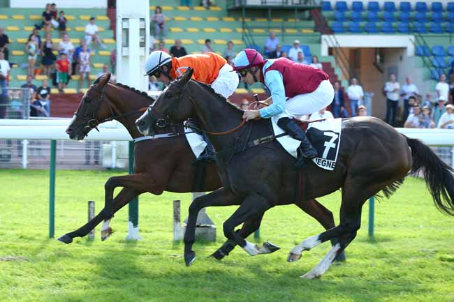Photo d'arrivée de la course pmu PRIX JIM CROW à COMPIEGNE le Mercredi 12 septembre 2018