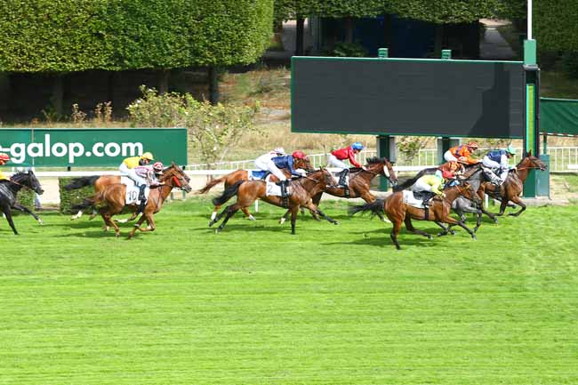 Photo d'arrivée de la course pmu PRIX THEBAIS à SAINT-CLOUD le Vendredi 14 septembre 2018