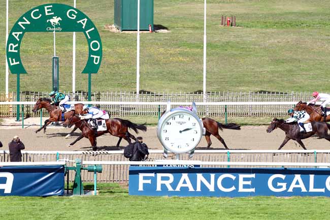 Photo d'arrivée de la course pmu PRIX DE L'ALLEE DUBAR à CHANTILLY le Vendredi 21 septembre 2018