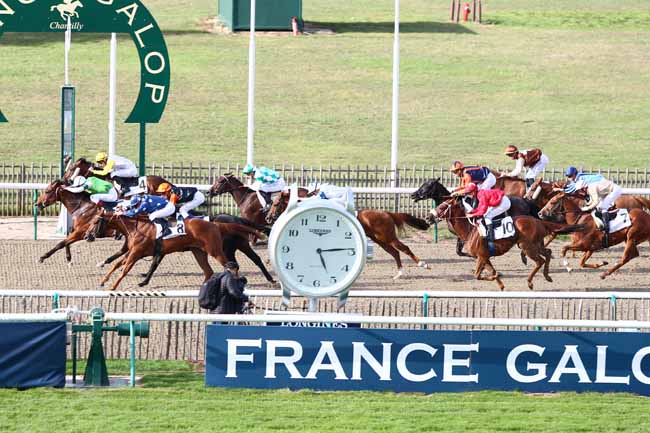 Photo d'arrivée de la course pmu PRIX DU MARAIS DOZET à CHANTILLY le Vendredi 21 septembre 2018