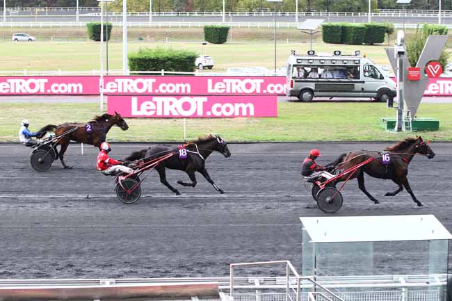 Photo d'arrivée de la course pmu PRIX DE NANCY à PARIS-VINCENNES le Dimanche 23 septembre 2018