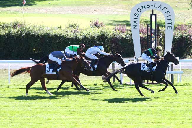 Photo d'arrivée de la course pmu PRIX D'IDEVILLE à MAISONS-LAFFITTE le Mercredi 26 septembre 2018