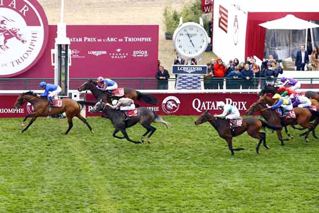 Photo d'arrivée de la course pmu PRIX DE L'OPERA LONGINES à LONGCHAMP le Dimanche 7 octobre 2018