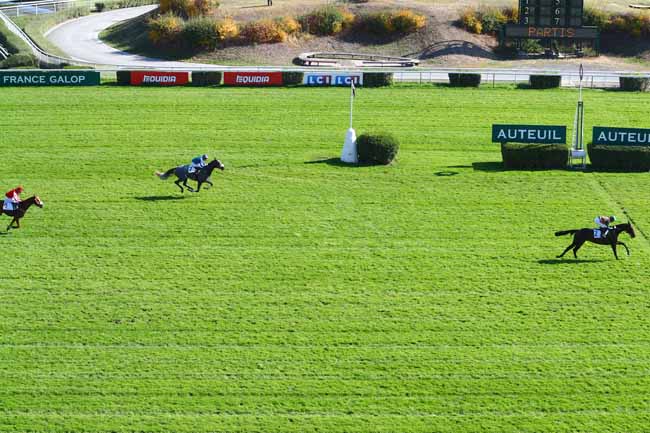 Photo d'arrivée de la course pmu PRIX ADRIEN BESNOUIN à AUTEUIL le Mercredi 10 octobre 2018