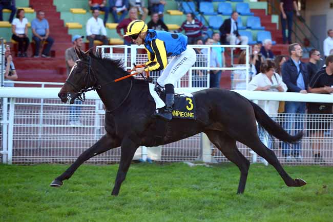 Photo d'arrivée de la course pmu PRIX DE VAUDRAMPONT à COMPIEGNE le Lundi 15 octobre 2018
