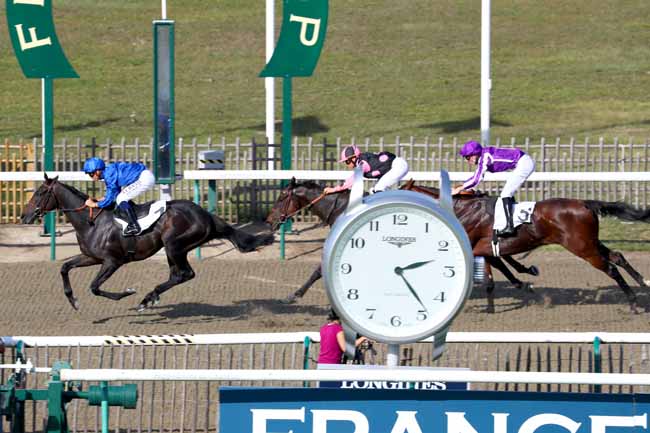 Photo d'arrivée de la course pmu PRIX DE LA COURTILLE à CHANTILLY le Mardi 16 octobre 2018