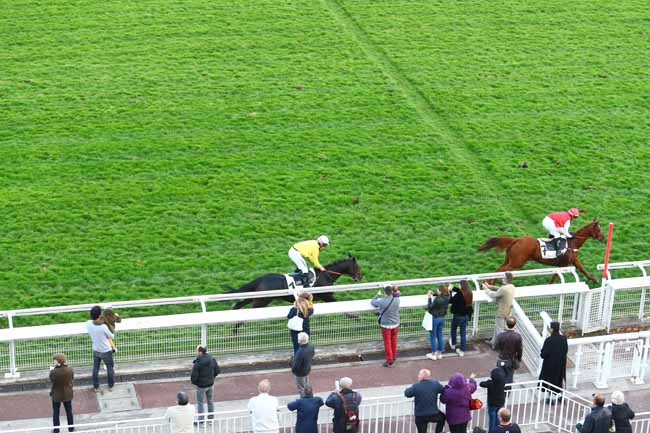 Photo d'arrivée de la course pmu PRIX ROGER SOULANGE-BODIN à AUTEUIL le Samedi 20 octobre 2018