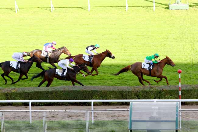 Photo d'arrivée de la course pmu PRIX DE L'ELEVAGE à SAINT-CLOUD le Mardi 6 novembre 2018