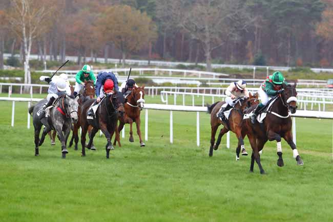 Photo d'arrivée de la course pmu PRIX PATRICE QUENEDEY à FONTAINEBLEAU le Lundi 19 novembre 2018